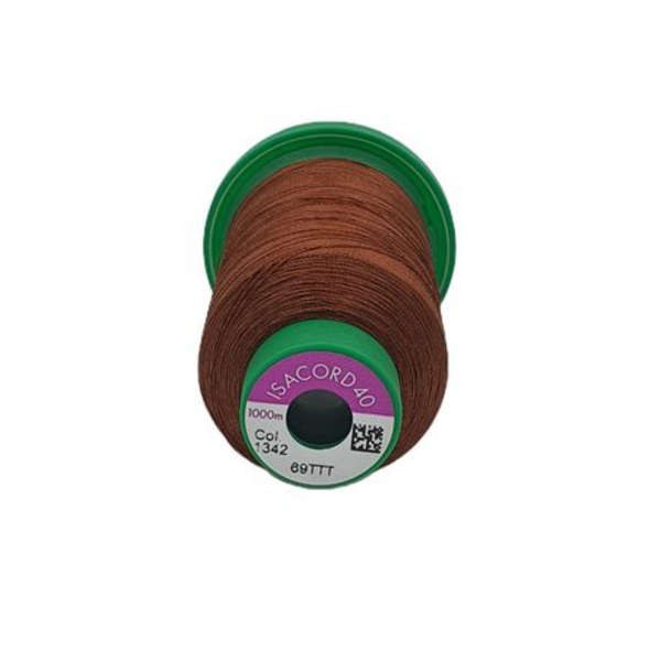 Brown Embroider Cotton- Isacord 1342- 2 Pack
