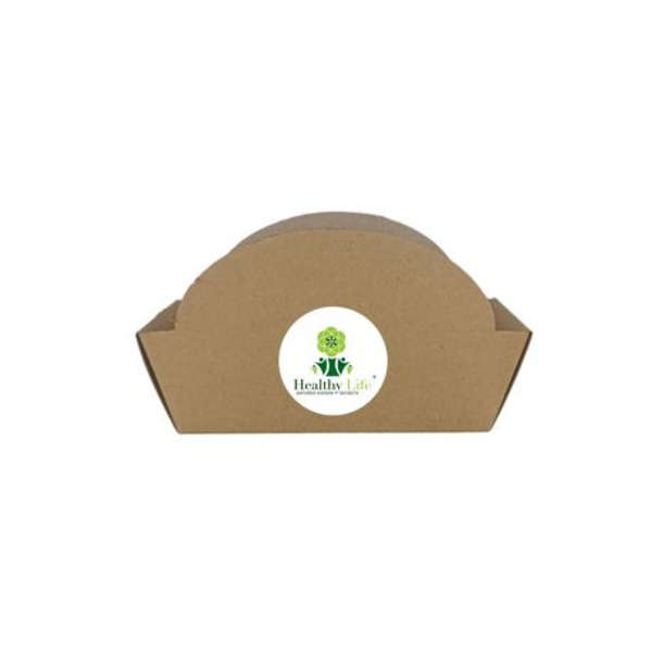 Healthy Life-Kraft Street Burger Box- 12cm- 50 Pack