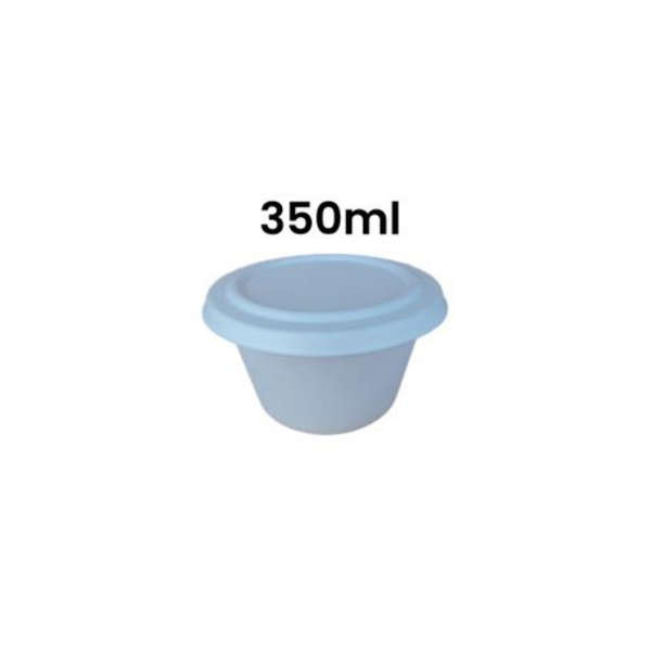 Sugarcane Bowl with Lid 350ml - Pack of 50