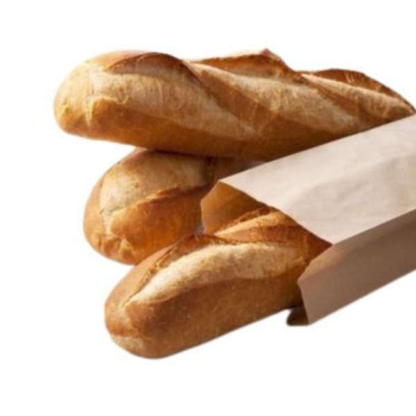 Brown French Loaf Bag 53cm x 9.5cm- Pack of 25
