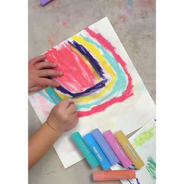 Crazy Paint Sticks- 6 Pastel Colours