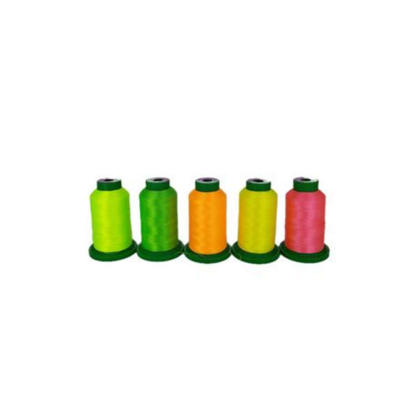 Isacord Embroidery Cotton Neon Combo Two - 5 Pack