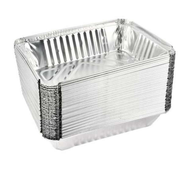 Foil Roasting Pan with Foil Lid- Pack of 25