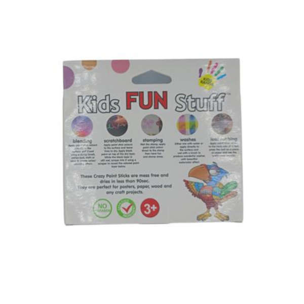 Crazy Paint Sticks- 6 Pastel Colours