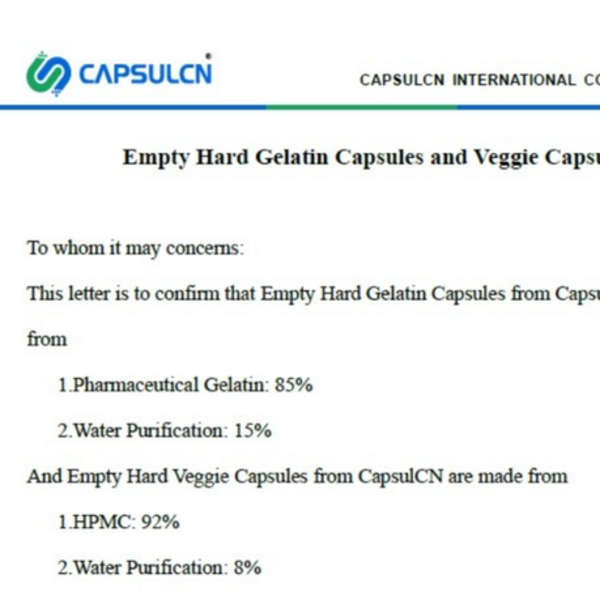Healthy Life- Clear Empty Vegan Capsules HPMC/ Size 1- 2 Packs of 1000