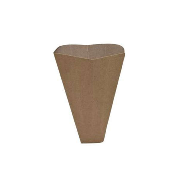 Kraft Pop Up Chip Cone- 25 Pack