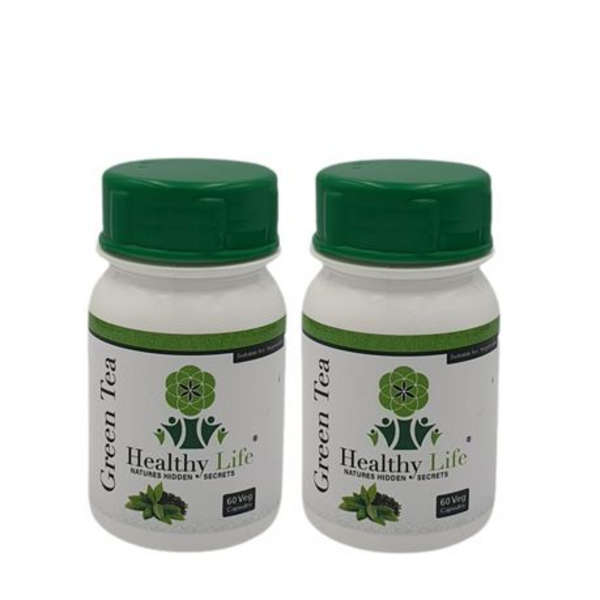 Healthy Life Green Tea Capsules - 60's x 2 Pack