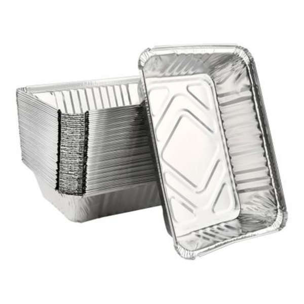 Foil Roasting Pan with Foil Lid- Pack of 10