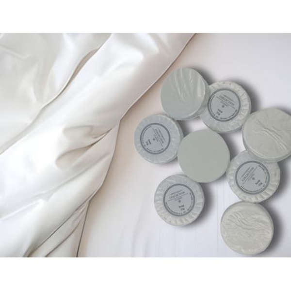 Healthy Life- Boutique Collection- 25g White Wrapping Round Soap- 300 Pack