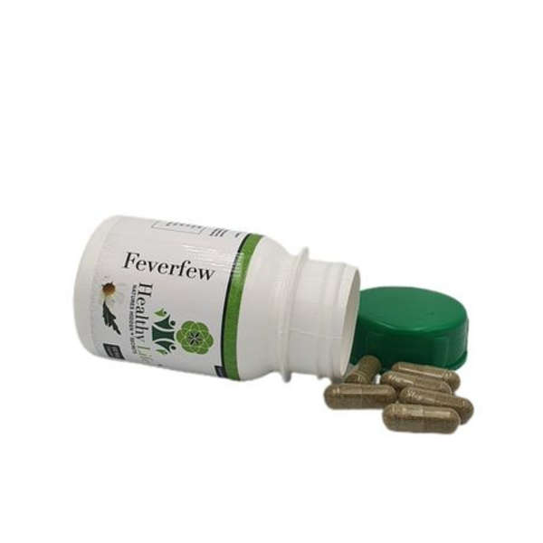 Healthy Life Feverfew Capsules - 60's x 2 Pack