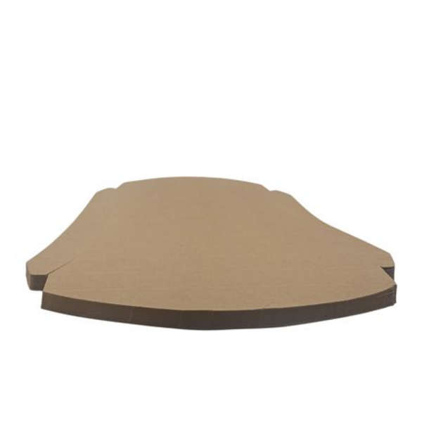 Kraft Square Plate- Pack Of 25