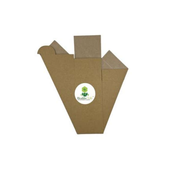 Healthy Life- Kraft 2 Slice Sandwich Wedge with PLA Window- Pack of 25