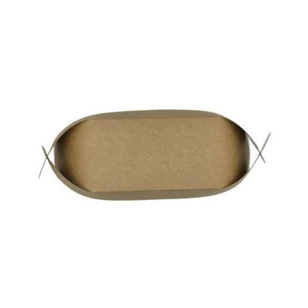 Healthy Life- Kraft Boat Food Tray - Medium - Pack of 50