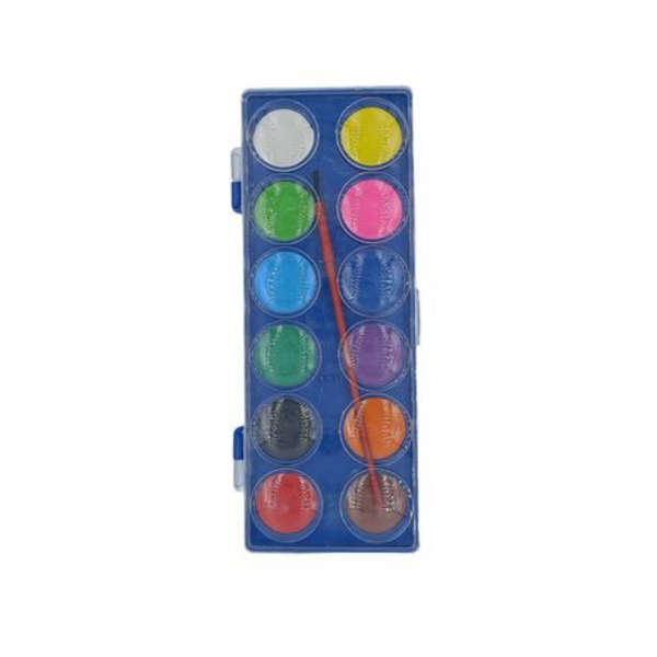 Baroque 12 Watercolour Paint and Brush Set