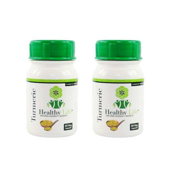 Healthy Life - Tumeric Capsules - 60s x 2