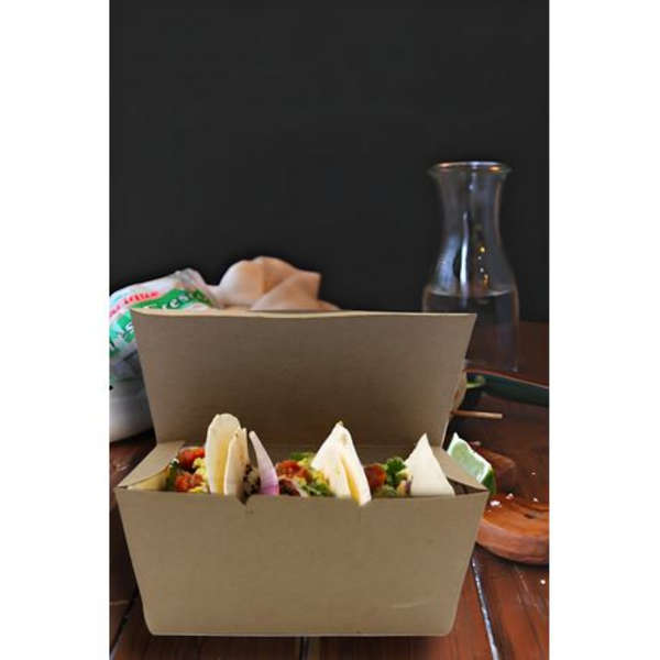 Healthy Life - Kraft Taco Box - 16cm - 25 Pack
