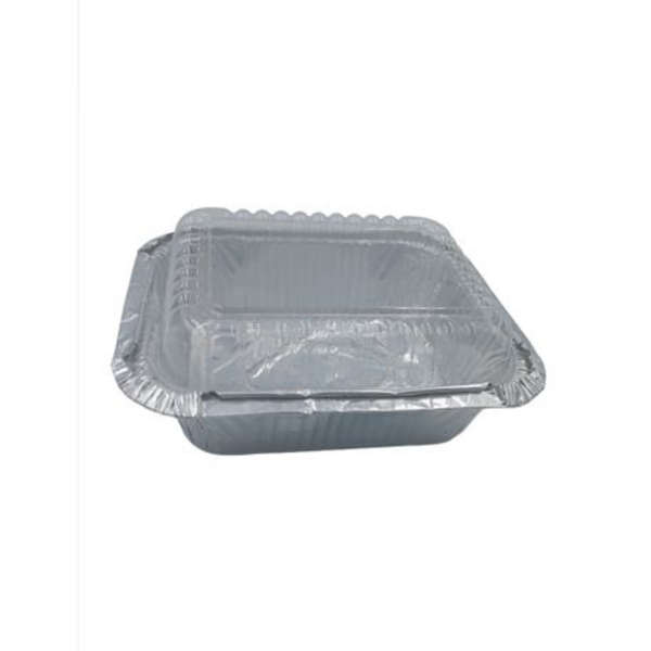 Foil Container with Clear Lid Combo 350ml- Pack of 50