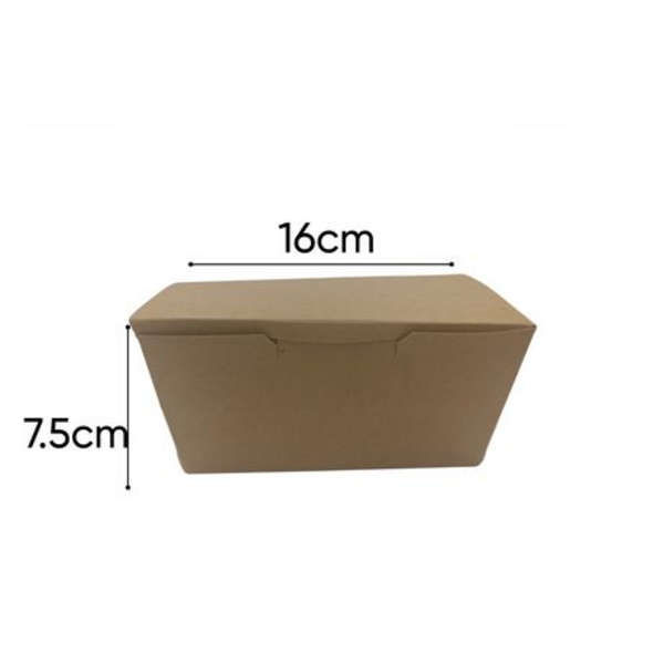 Healthy Life - Kraft Taco Box - 16cm - 25 Pack