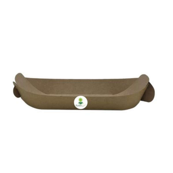Healthy Life- Kraft Boat Food Tray - Medium - Pack of 50