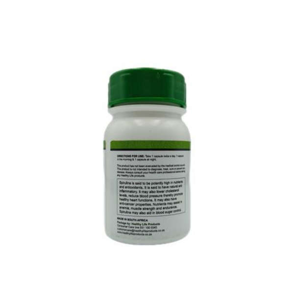 Healthy Life - Spirulina Capsules - 60's