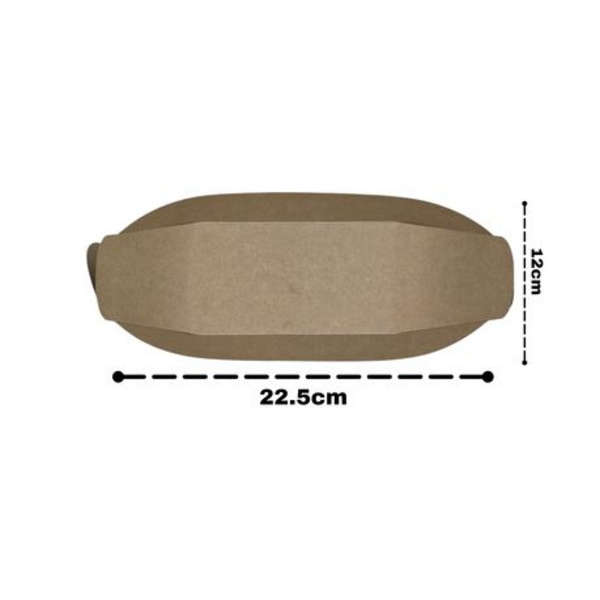 Healthy Life- Kraft Boat Food Tray - Medium - Pack of 50