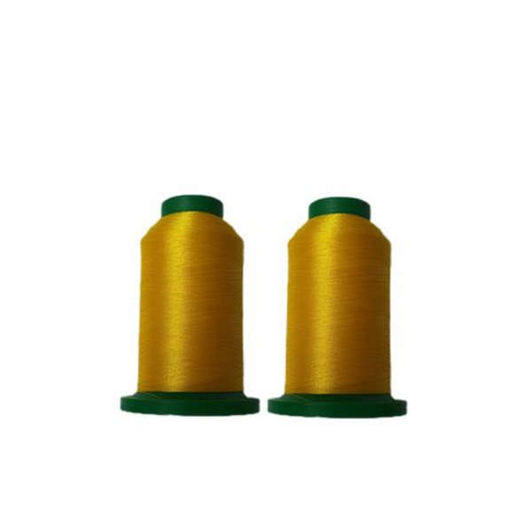 Gold Embroidery Cotton- Isacord 0800- 2 Pack