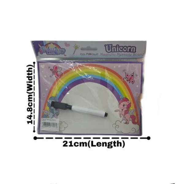 Magnetic Message Board - Unicorn