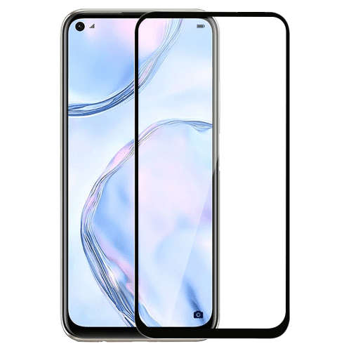 9D Tempered Glass for Huawei P40 Lite 5G - Screen Protector - Black