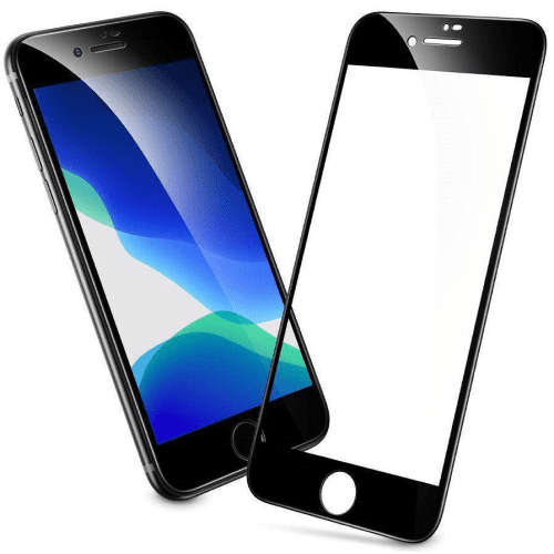 9D Tempered Glass - iPhone 6/6S Plus - Screen Protector - Black