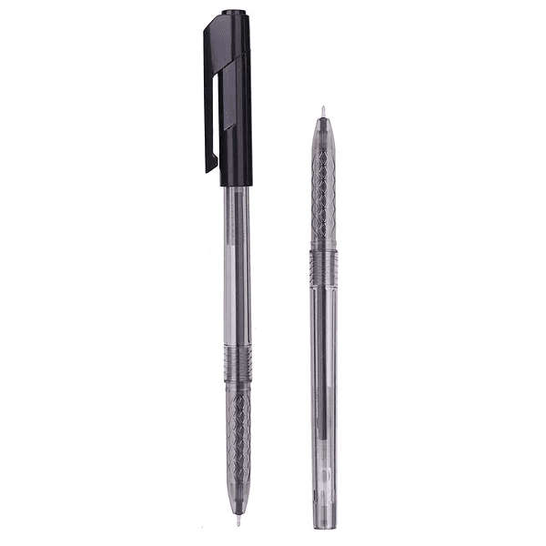 DELI Arrow Ball Point Pen 0.7mm - Black - Set of 12 - Q01020