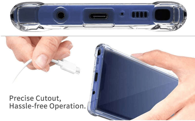 Clear Shockproof Protective Case for Huawei P20 Lite - Anti-Burst Cover