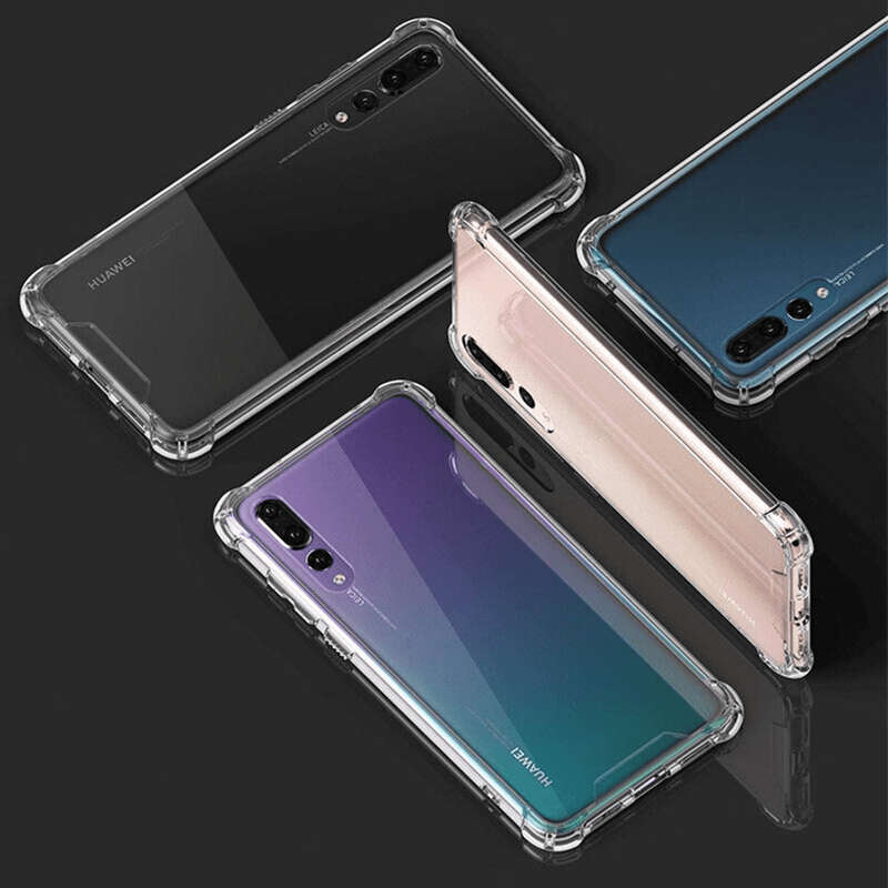 Clear Shockproof Protective Case for Huawei P20 Lite - Anti-Burst Cover
