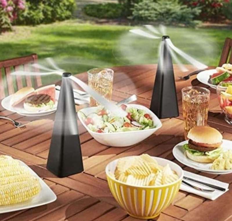 Safe and Chemical Free Fly Repellent Fan - Set of 2 ***UNBOXED DEAL***