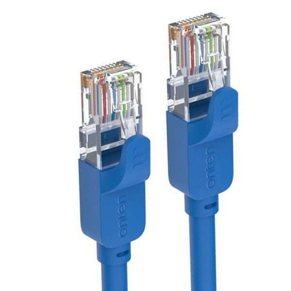 Onten CAT6E Quality LAN Cable - Blue - 1 m