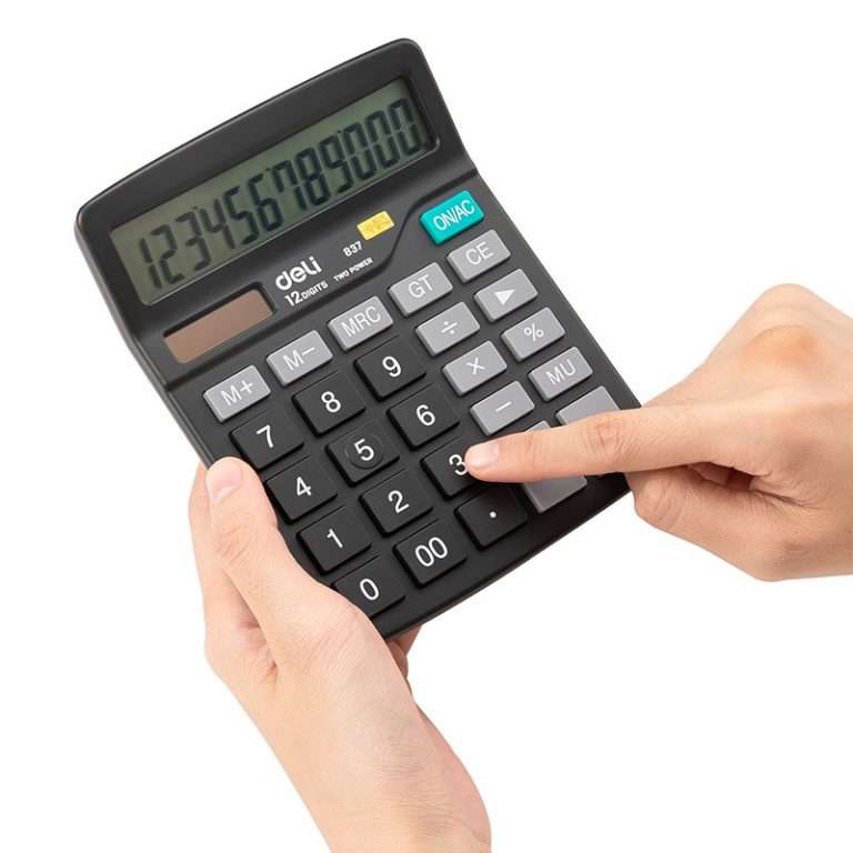 12 Digit Dual Power Calculator - 837