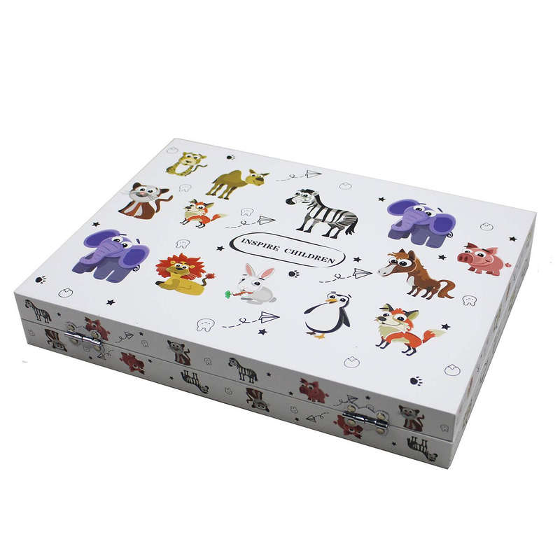 Animal Print Paint &amp; Drawing Art Case Set - 58 Pieces