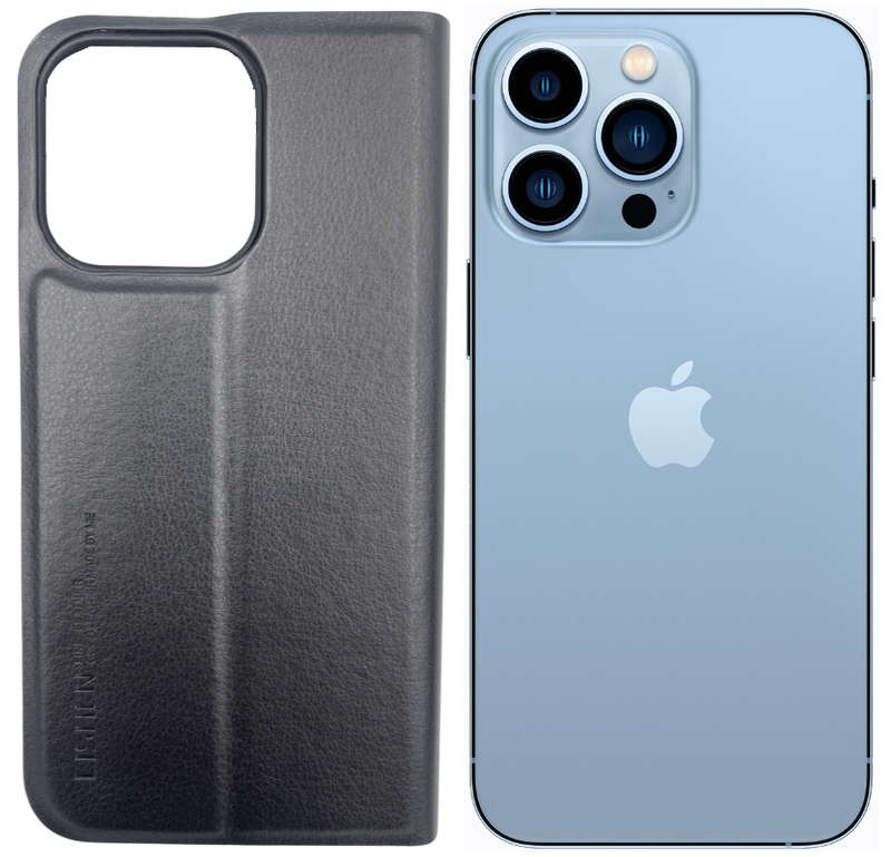 Lishen Stylish Leather Flip Case With Card Holder For iPhone 13 Pro Max