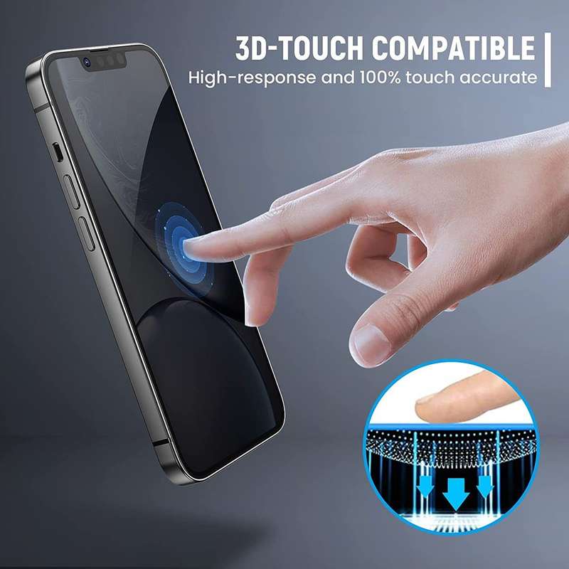 Privacy Tempered Glass Screen Protector - iPhone 13 Pro Max - 2 Pack