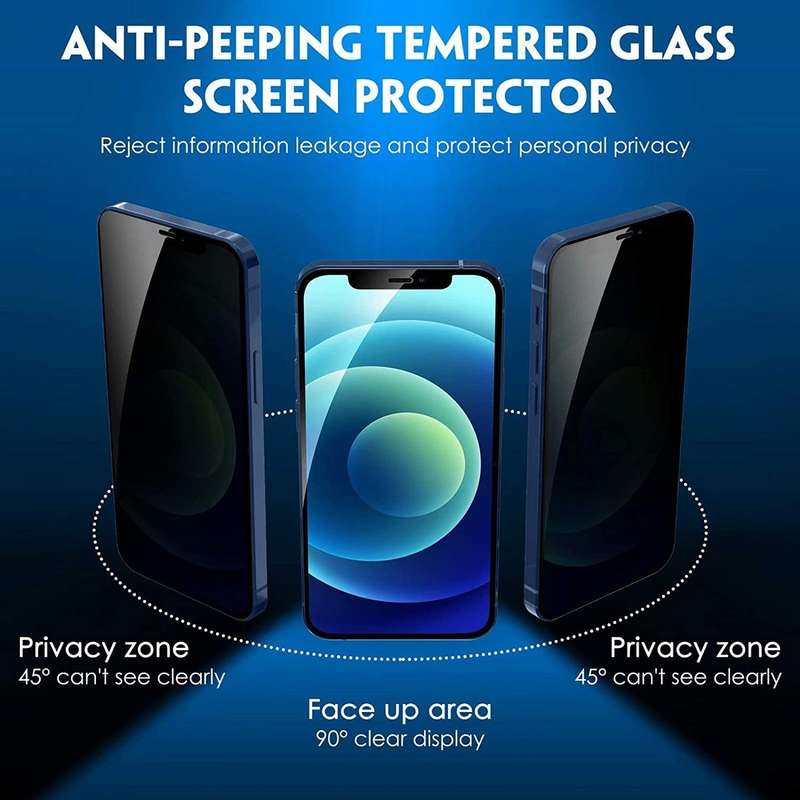 Privacy Tempered Glass Screen Protector - iPhone 13 Pro Max - 2 Pack