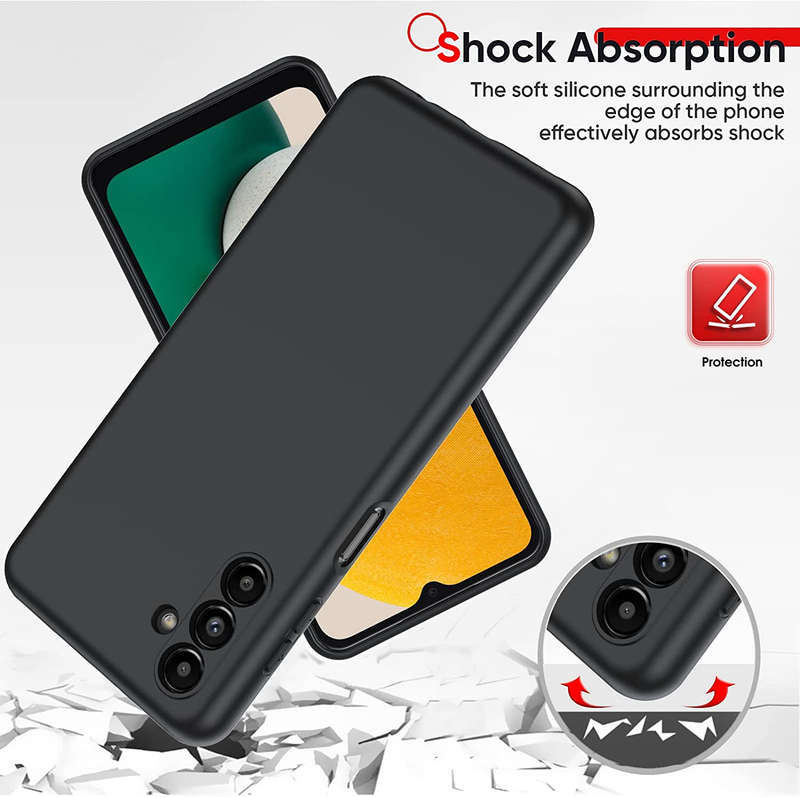 Liquid Silicone Cover With Camera Cut-Out for Samsung Galaxy A04s - Lilac