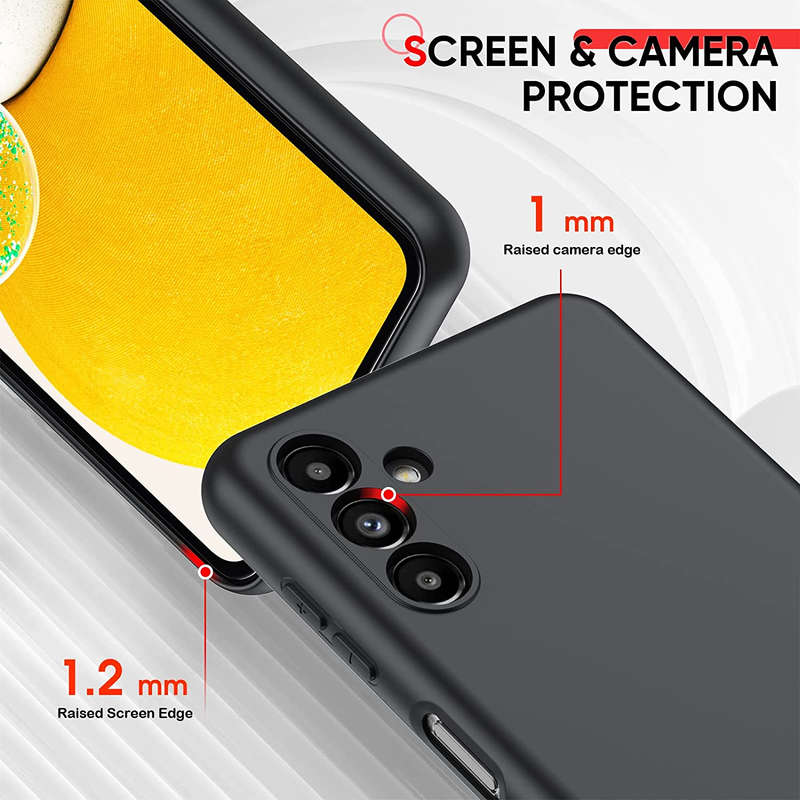 Liquid Silicone Cover With Camera Cut-Out for Samsung Galaxy A04s - Lilac