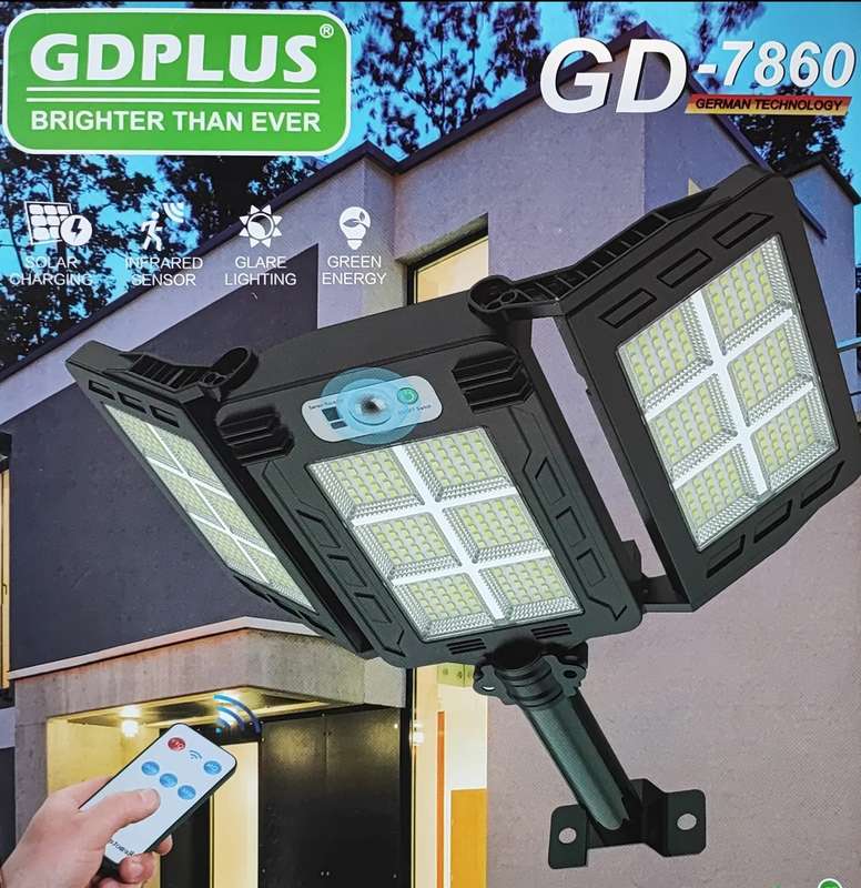 GDPLUS 60W Foldable Solar Flood Light - GD7860