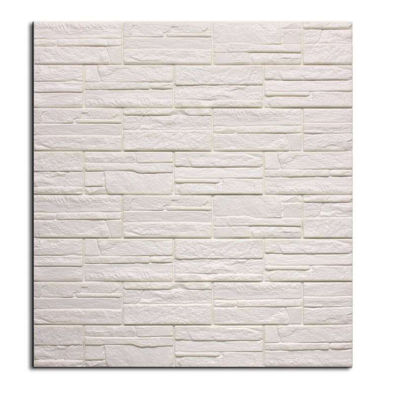 Nitro Peel 'N Stick Foam Wall Panel - 71cm x 77cm - White Clad - FWP-C-WHT