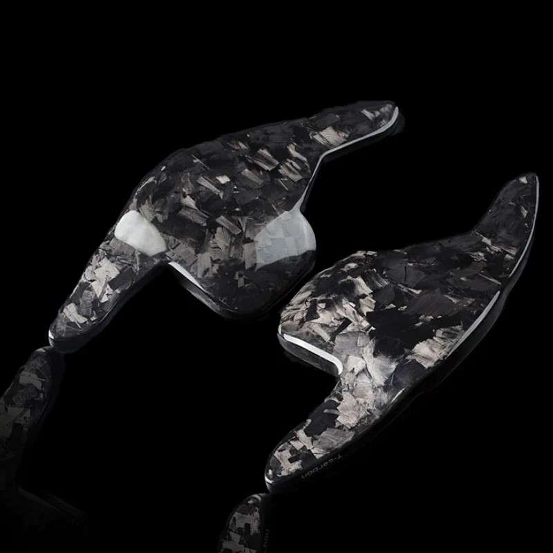 Genuine Forged Carbon Fibre Stick-On Paddle Shift Extensions Compatible with Bmw F Series
