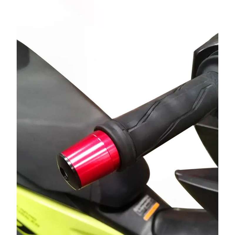 Universal Alloy Handlebar Bar End Weights - Silver