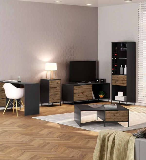 San Francisco Coffee Table With Two Drawers