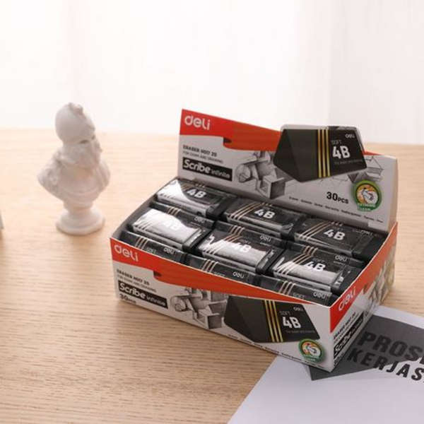 Deli 4B Scribe Infinite Black Eraser - H01720
