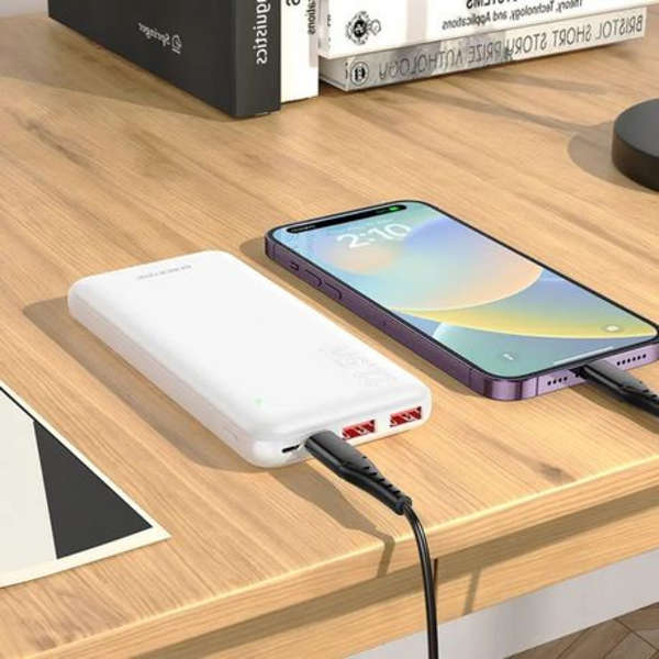 Borofone 10000mAh Fast Charge PD20W Power Bank - White - BJ38