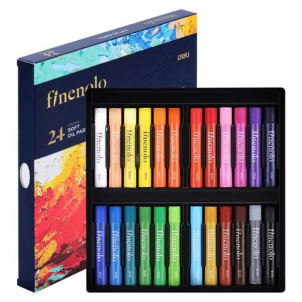 Deli Finenolo 24 Color Oil Pastels - C212-24
