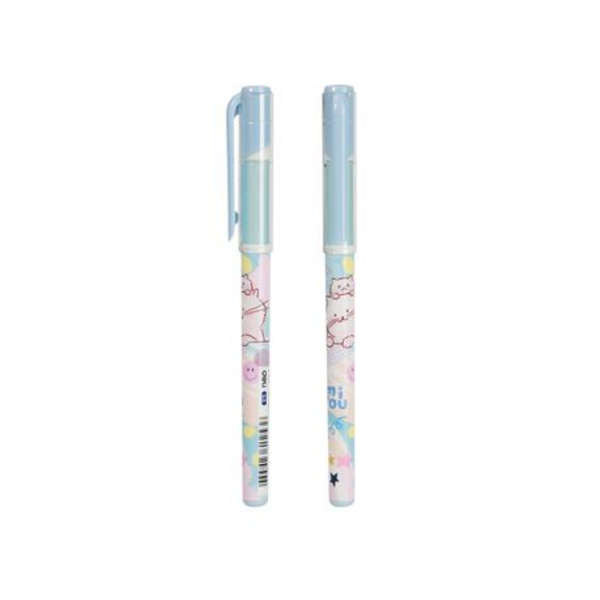Deli Gel Pen Bullet Tip - Blue - Pack Of 12 - G15-BL